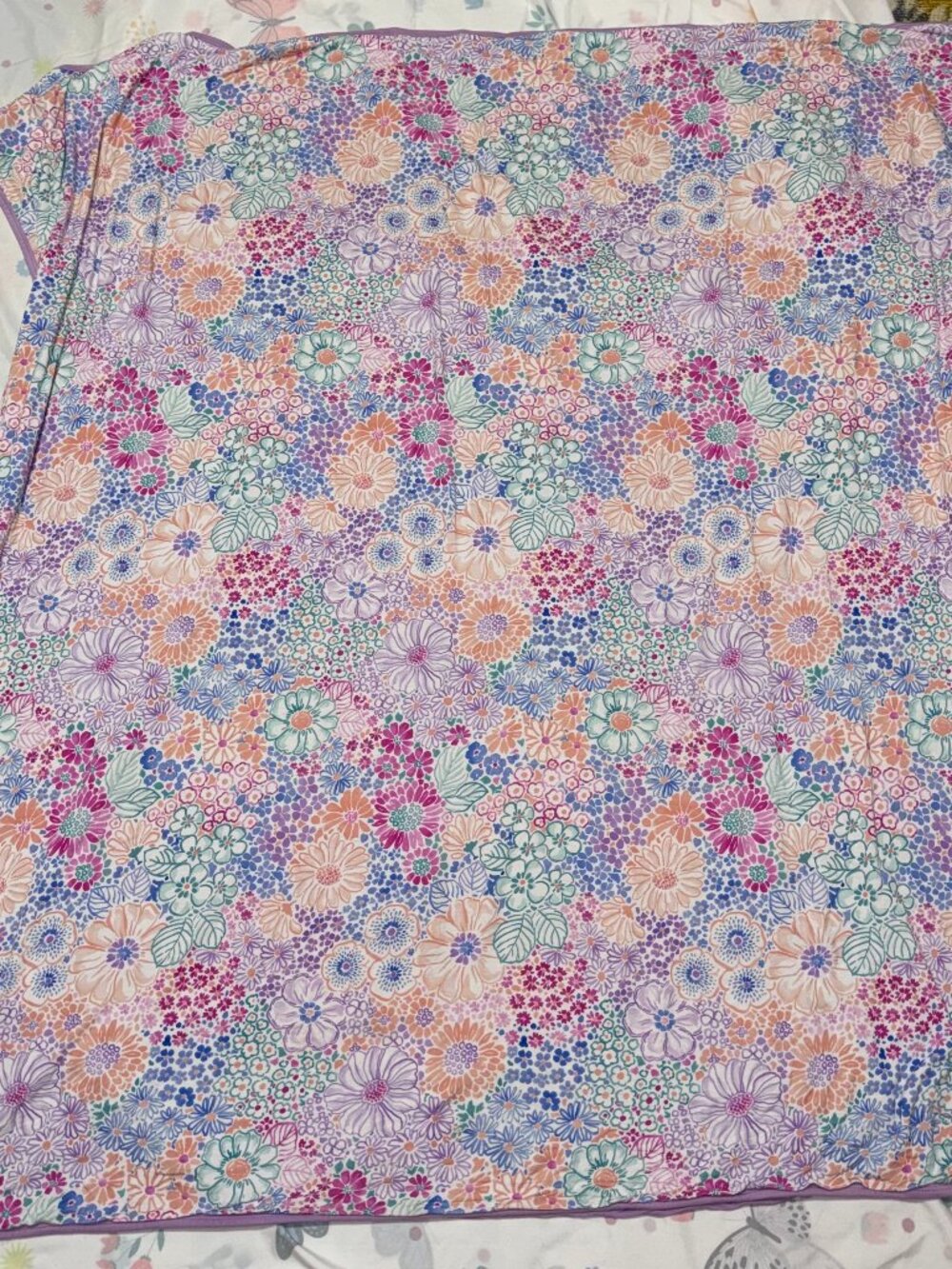 Little Sleepies Doodle Blooms Cloud Blanket